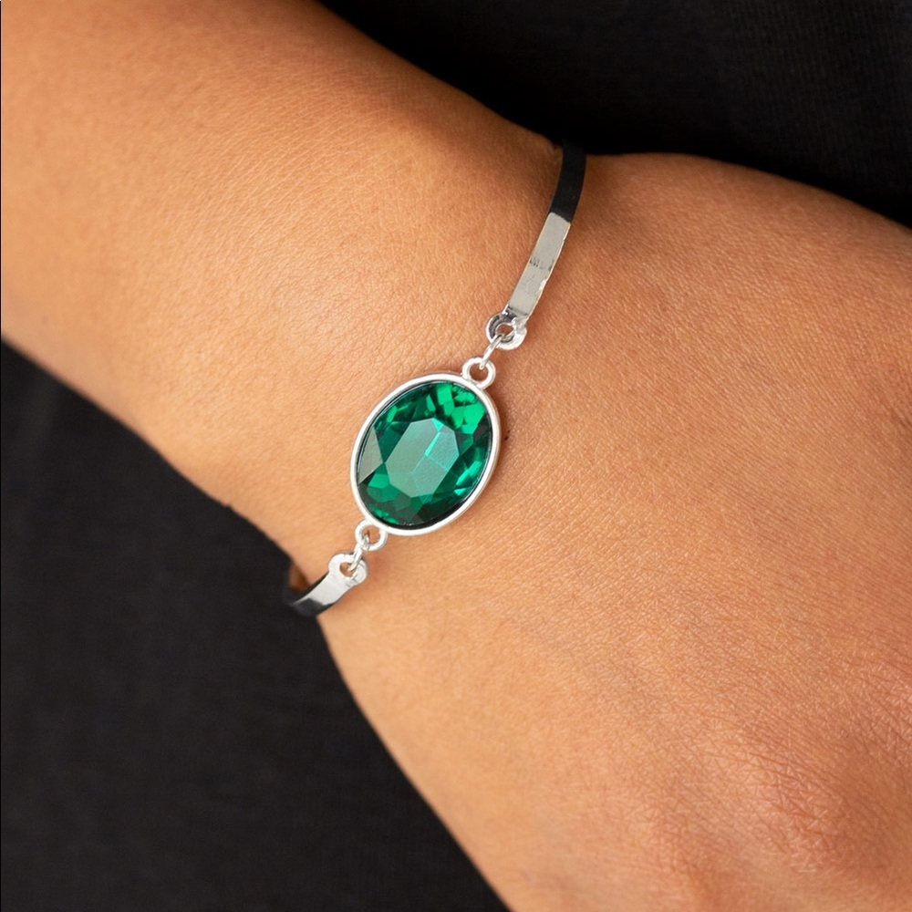Emerald green stone
